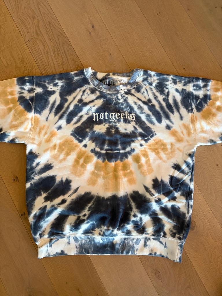 Not Geeks Tie-Dye Sweatshirt